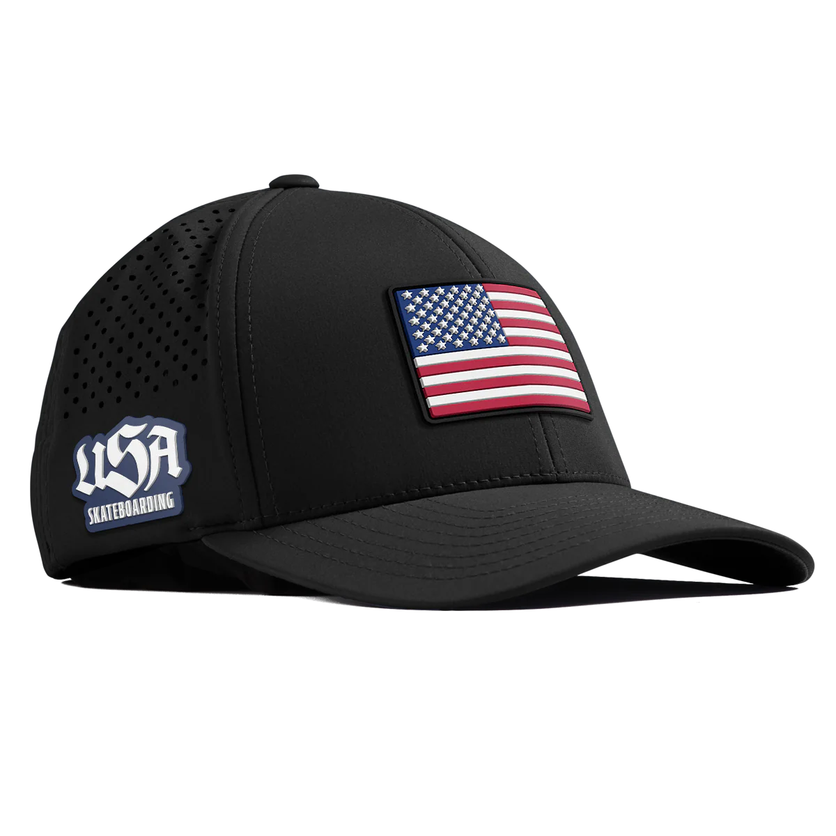 Old Glory USA Skateboarding Curved Performance Hat