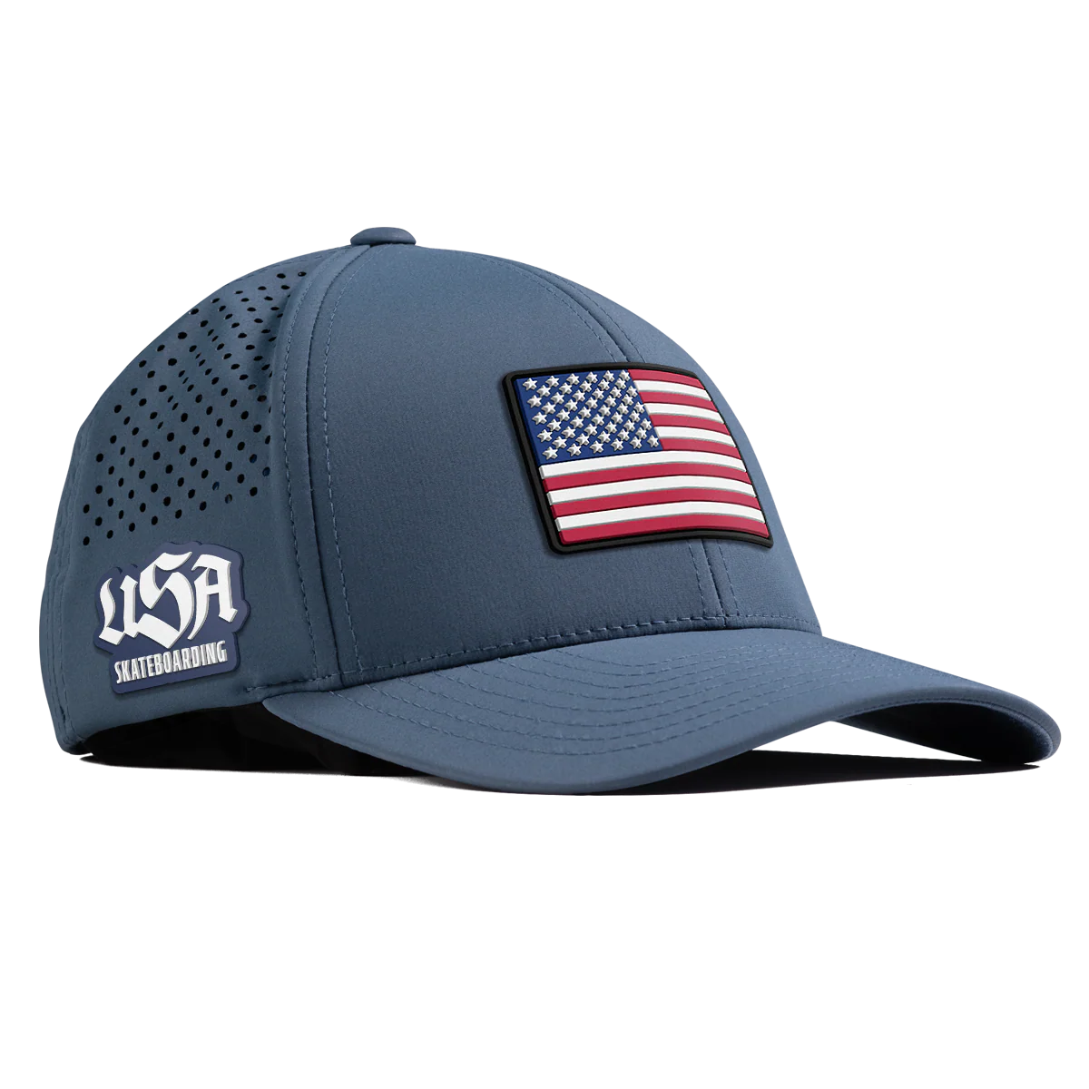 Old Glory USA Skateboarding Curved Performance Hat