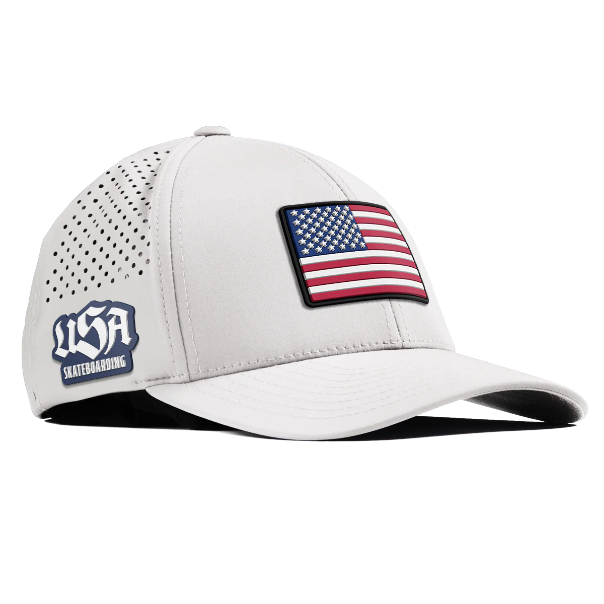 Old Glory USA Skateboarding Curved Performance Hat