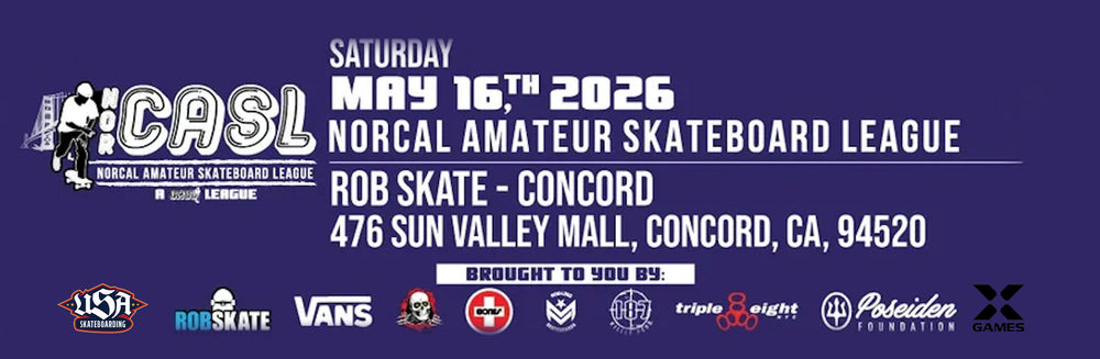 NorCASL Heads to Concord May 16 with Support from USA Skateboarding & X Games Foundation