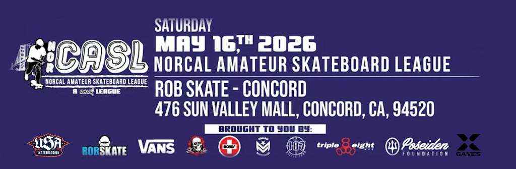 NorCASL Heads to Concord May 16 with Support from USA Skateboarding & X Games Foundation